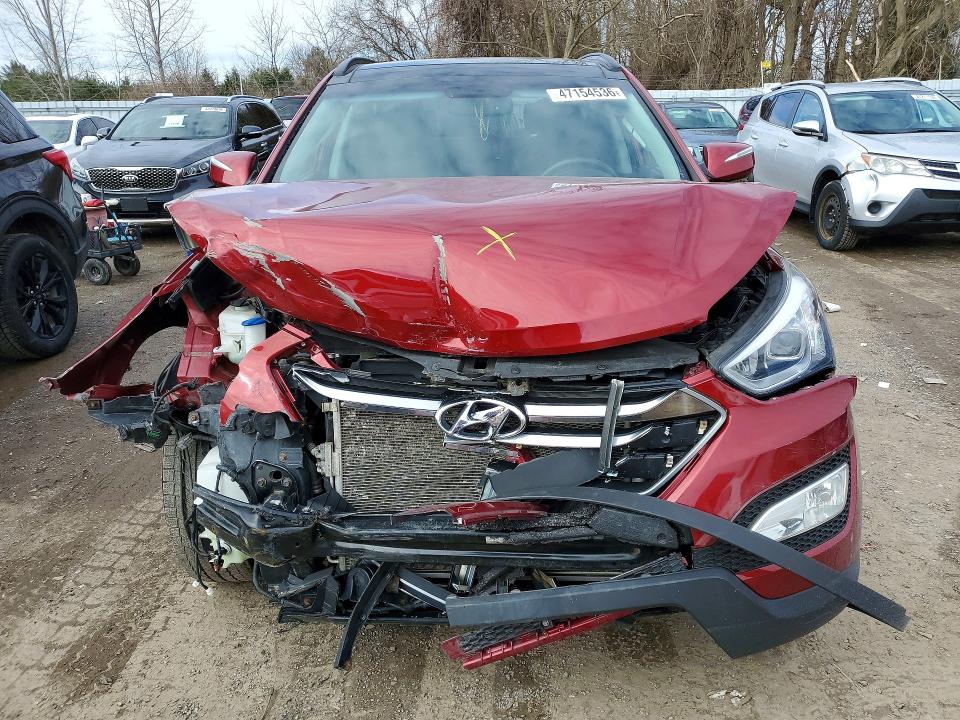 2015 Hyundai Santa fe VIN 5XYZUDLB8FG291074 COPART salvage auction — FRONT END, ON - PERMIT SALVAGE, sold $1,750 on 2026-07-28 (photo 5)