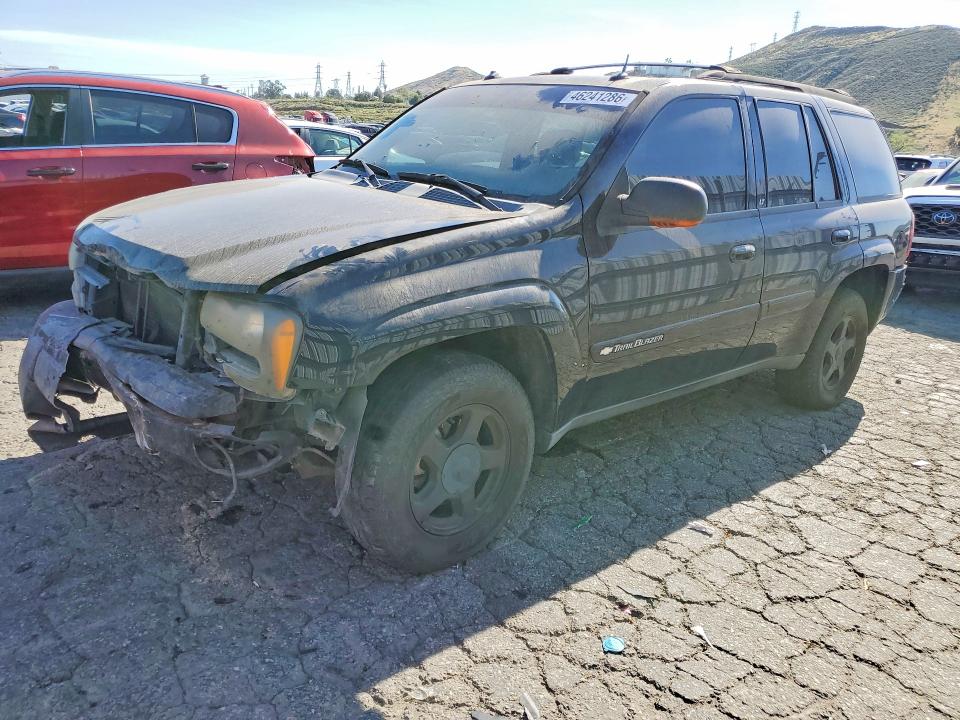 2004 Chevrolet Trailblazer VIN 1GNDS13S742248259 COPART salvage auction — FRONT END, CA - SALVAGE CERTIFICATE, sold $350 on 2026-07-09 (photo 1)