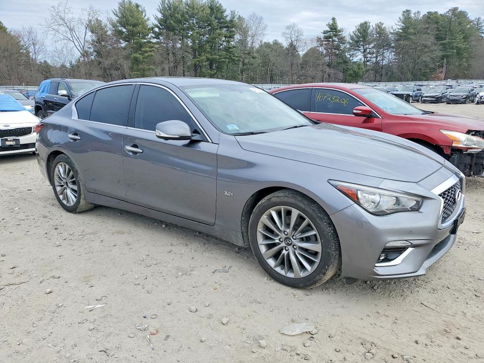 2020 Infiniti Q50 VIN JN1EV7AR7LM252101 COPART salvage auction — SIDE, Ma - Cert Of Title-Salvage, sold $6,900 on 2026-07-07 (photo 4)