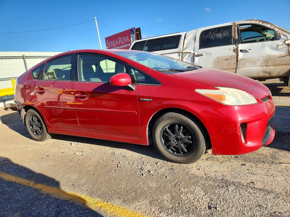 2012 Toyota Prius VIN JTDKN3DU5C5499622 COPART salvage auction — REAR END, Ks - Cert Of Title-Salvage, sold $625 on 2026-07-08 (photo 4)
