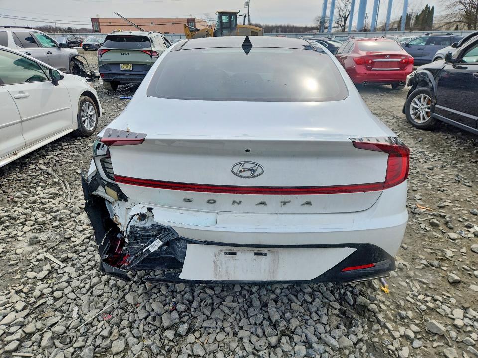 2021 Hyundai Sonata VIN 5NPEF4JA0MH105133 COPART salvage auction — REAR END, Md - Cert Of Salvage > 75% Damage, sold $4,000 on 2026-07-04 (photo 6)