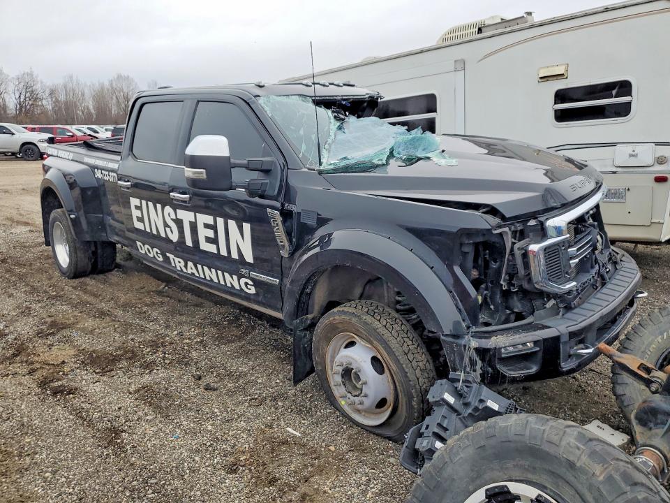 2022 Ford F450 VIN 1FT8W4DT6NED31236 COPART salvage auction — ALL OVER, Mi - Cert Of Title-Salvage Vehicle, sold $9,900 on 2026-07-22 (photo 4)
