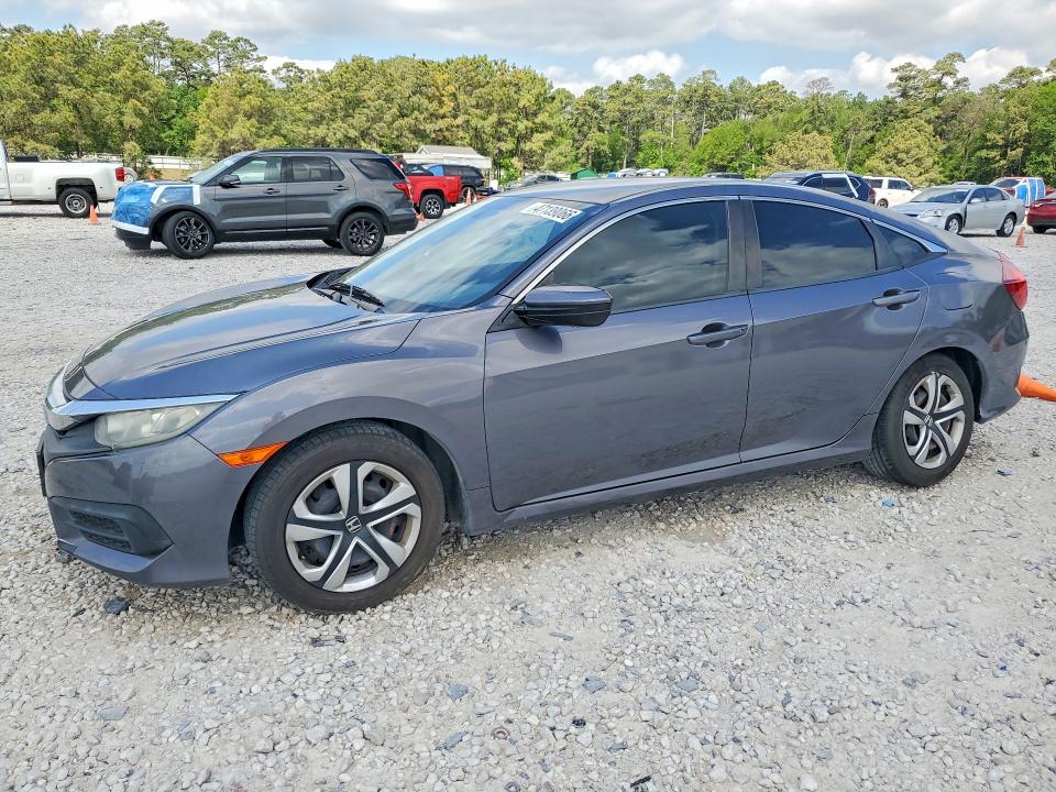2018 Honda Civic VIN 2HGFC2F56JH546817 COPART salvage auction — SIDE, Tx - Certificate Of Title, sold $4,750 on 2026-07-02 (photo 1)