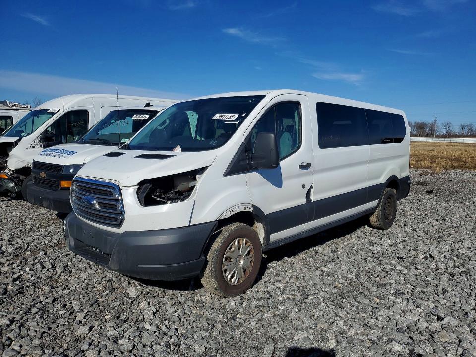 2015 Ford Transit VIN 1FBZX2YM5FKA70097 COPART salvage auction — FRONT END, Salvage Title, sold $1,600 on 2026-08-03 (photo 1)