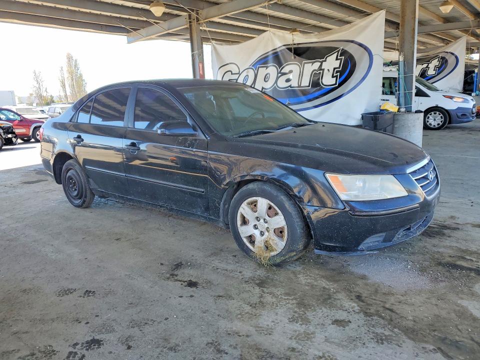 2009 Hyundai Sonata VIN 5NPET46F29H465511 COPART salvage auction — FRONT END, CA - DIS/DLR/EXP ONLY LIEN PAPERS, sold $475 on 2026-07-28 (photo 4)