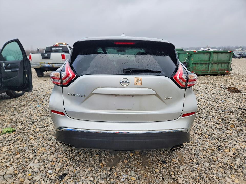 2016 Nissan Murano VIN 5N1AZ2MH5GN107673 COPART salvage auction — FRONT END, Mi - Certificate Of Title, sold $425 on 2026-07-09 (photo 6)