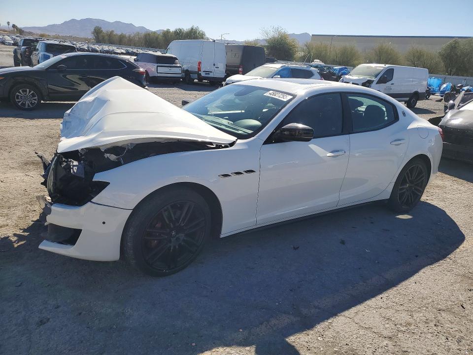 2019 Maserati Ghibli VIN ZAM57XSA4K1325128 COPART salvage auction — FRONT END, Nv - Salvage Title, sold $325 on 2026-07-16 (photo 1)