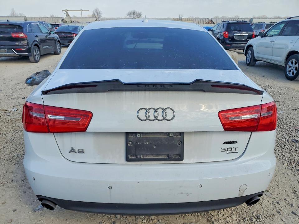 2012 Audi A6 VIN WAUGGAFC8CN058573 COPART salvage auction — FRONT END, Ks - Cert Of Title-Salvage, sold $150 on 2026-07-21 (photo 6)