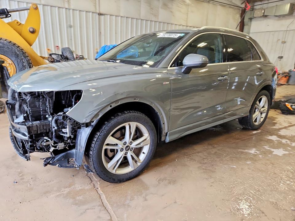 2021 Audi Q3 VIN WA1DECF39M1017816 COPART salvage auction — FRONT END, Wi - Cert Of Title-Salvage Vehicle, sold $9,600 on 2026-07-13 (photo 1)