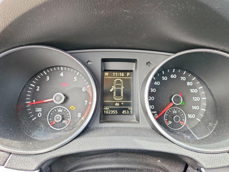 2012 Volkswagen Golf VIN WVWBB7AJXCW252715 COPART salvage auction — VANDALISM, Ma - Cert Of Title-Slvg Repair Thft, sold $200 on 2026-07-29 (photo 9)