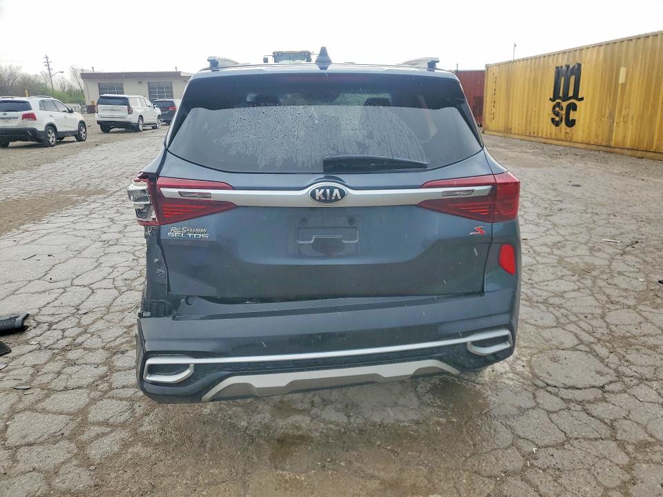 2021 Kia Seltos VIN KNDEU2AA6M7101215 COPART salvage auction — REAR END, In - Cert Of Title-Salvage Title, sold $3,700 on 2026-07-21 (photo 6)