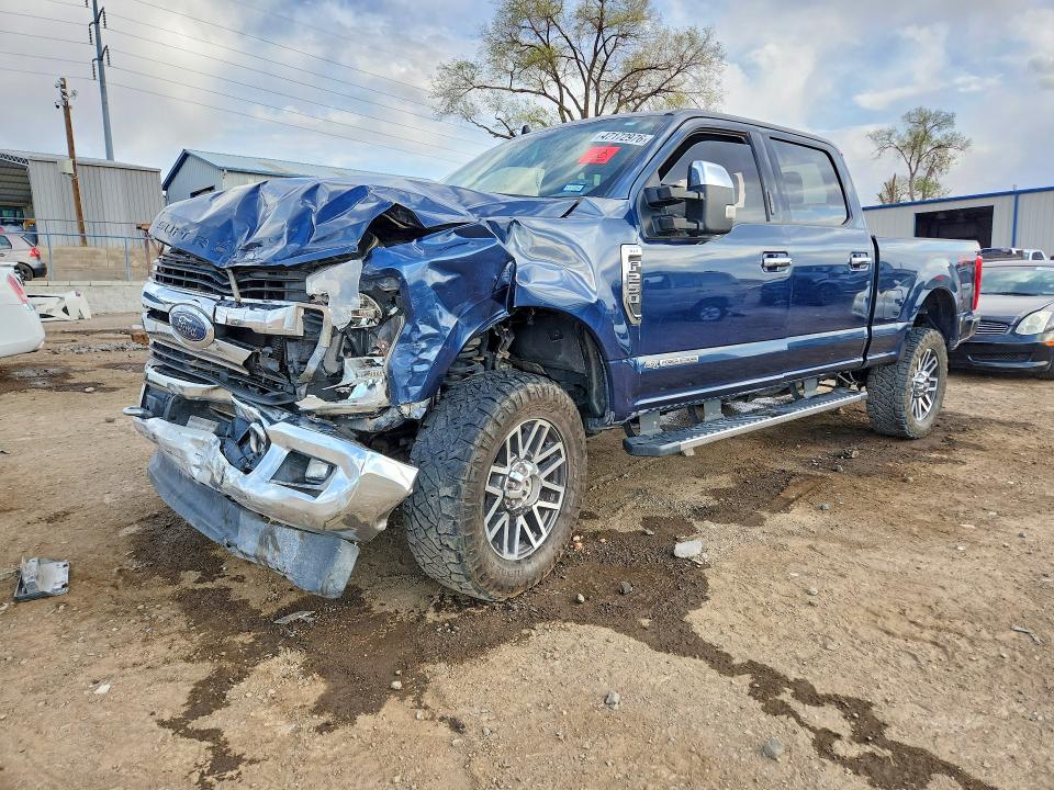 2019 Ford VIN 1FT7W2BT1KEG38912 COPART salvage auction — FRONT END, Tx - Certificate Of Title, sold $9,900 on 2026-07-02 (photo 1)