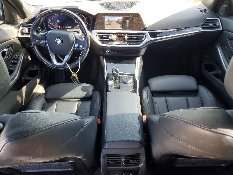 2019 BMW 3er VIN WBA5R1C5XKAK09328 COPART salvage auction — FRONT END, Ca - Salvage Certificate, sold $5,000 on 2026-07-20 (photo 8)