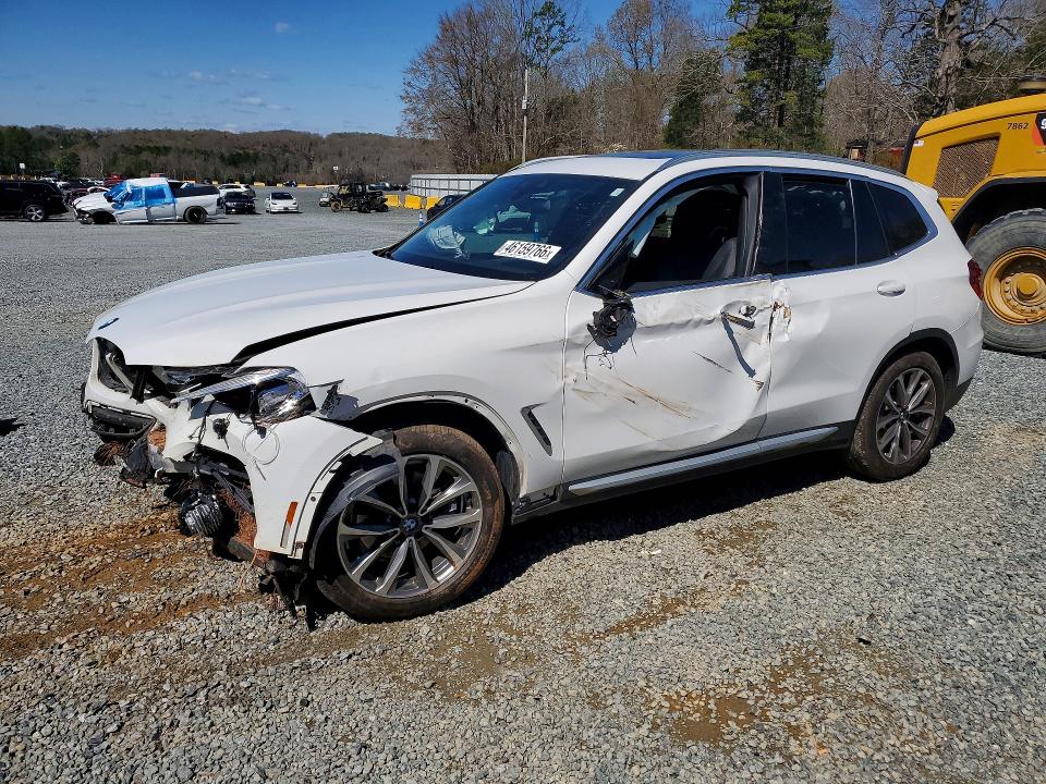 2019 BMW VIN 5UXTR7C5XKLF30160 COPART salvage auction — FRONT END, Nc - Salvage Certificate Of Title, sold $2,200 on 2026-07-09 (photo 1)