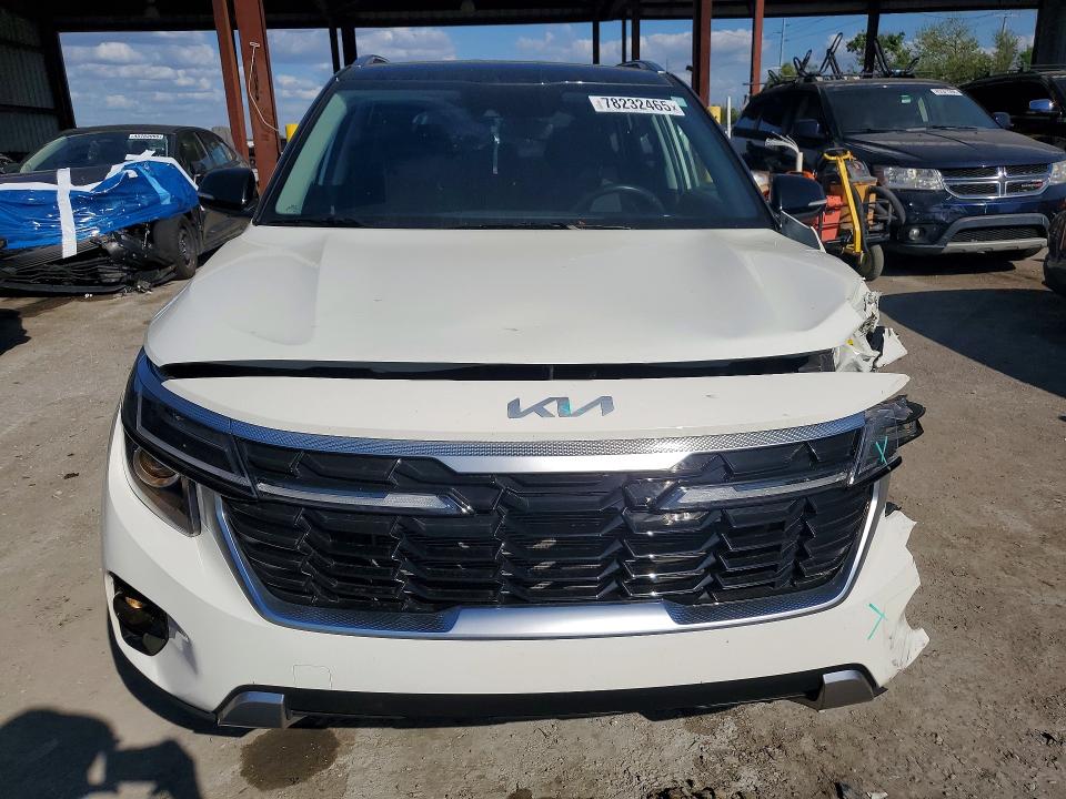 2025 Kia Seltos VIN KNDEU2AA4S7723437 COPART salvage auction — FRONT END, Fl - Certificate Of Destruction, sold $5,400 on 2026-07-06 (photo 5)