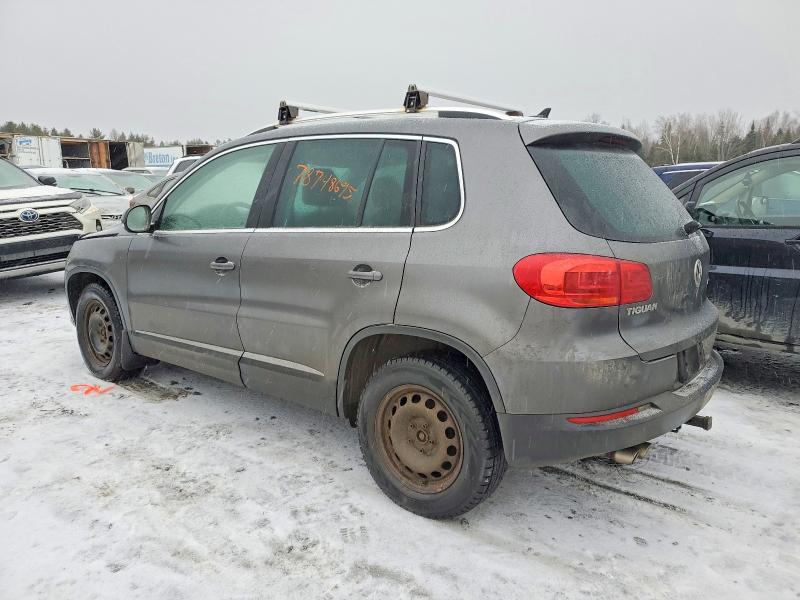 2015 Volkswagen Tiguan VIN WVGJV7AX2FW521927 COPART salvage auction — FRONT END, Qc - Gravement Accidente, sold $150 on 2026-07-21 (photo 2)