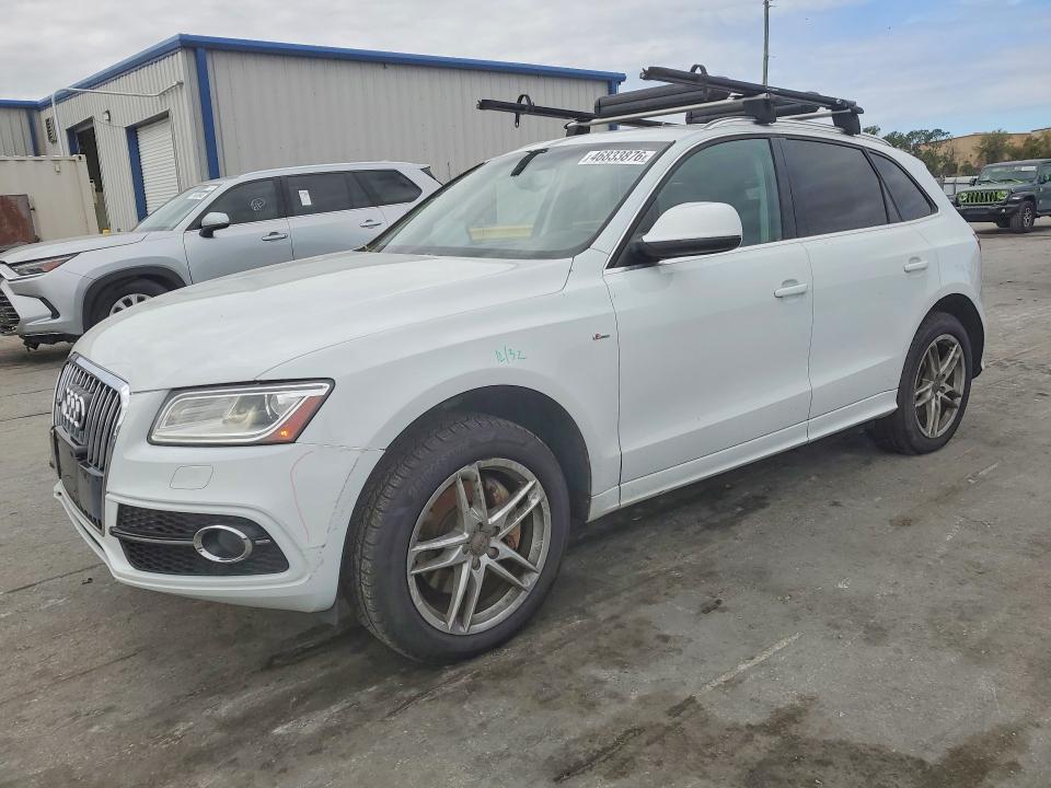 2014 Audi Q5 VIN WA1DGAFP3EA023176 COPART salvage auction — REAR END, Salvage Title, sold $450 on 2026-07-28 (photo 1)