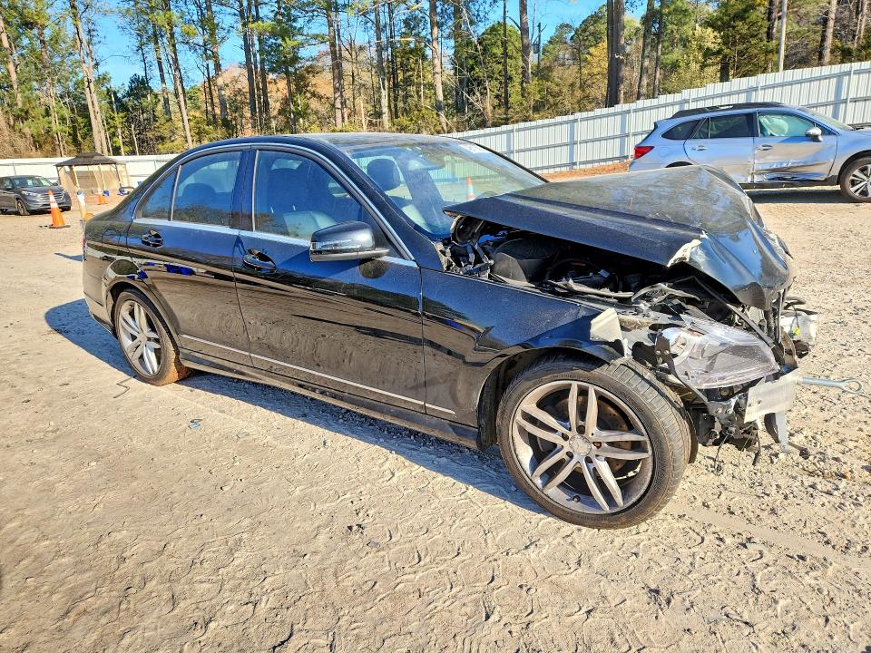 2012 Mercedes-benz C class VIN WDDGF8BB4CR192166 COPART salvage auction — FRONT END, Nc - Salvage Certificate Of Title, sold $275 on 2026-07-31 (photo 4)