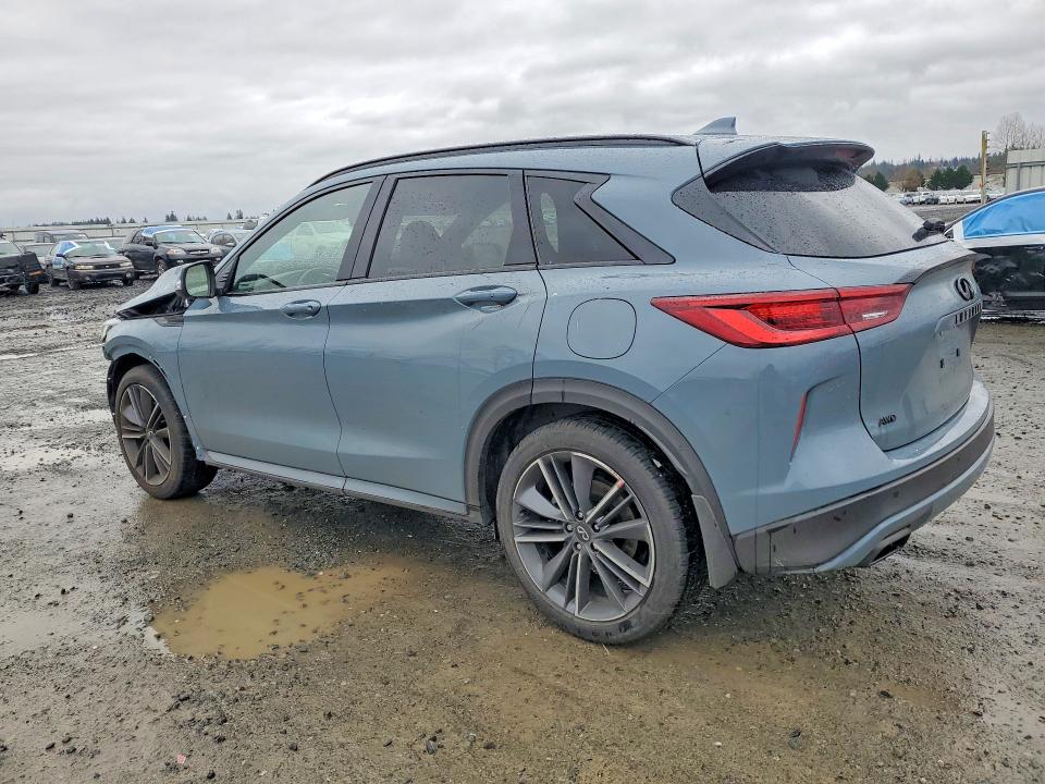 2025 Infiniti Qx50 VIN 3PCAJ5FB5SF116774 COPART salvage auction — FRONT END, WA - BILL OF SALE, sold $12,700 on 2026-08-03 (photo 2)