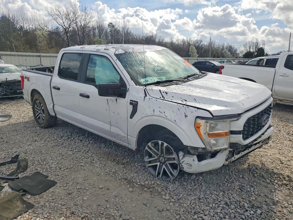 2021 Ford F-150 VIN 1FTEW1EPXMKD53629 COPART salvage auction — FRONT END, Tn - Salvage Certificate, sold $6,900 on 2026-07-09 (photo 4)