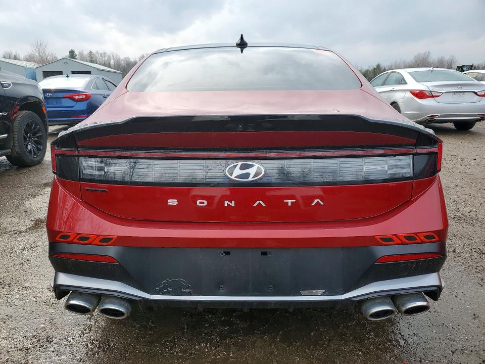 2024 Hyundai Sonata VIN KMHL54JC1RA365174 COPART salvage auction — FRONT END, On - Permit Salvage, sold $3,800 on 2026-07-21 (photo 6)