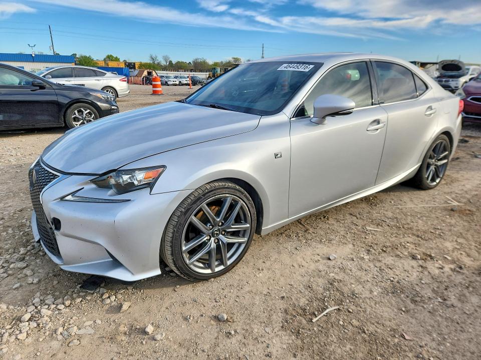 2014 Lexus Is VIN JTHBF1D22E5018677 COPART salvage auction — FRONT END, Tx - Salvage Vehicle Title, sold $3,400 on 2026-07-20 (photo 1)