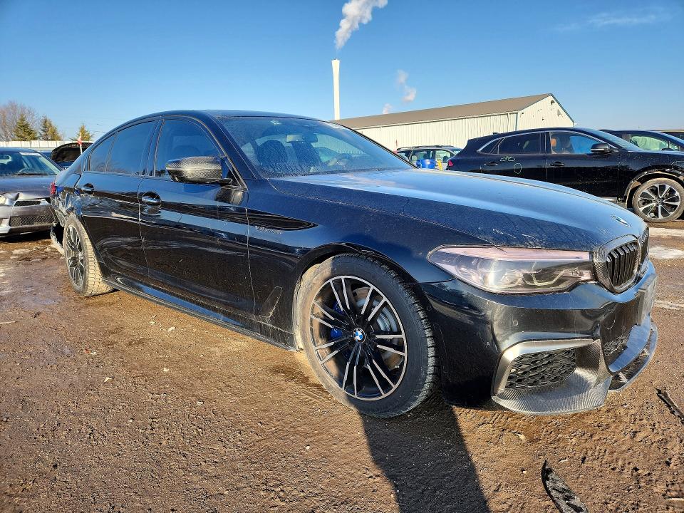 2018 BMW M5 VIN WBAJB9C51JB036678 COPART salvage auction — REAR END, ON - PERMIT NO BRAND - UNFIT, sold $13,100 on 2026-07-07 (photo 4)