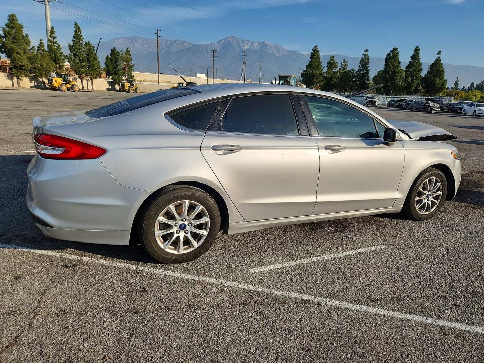 2017 Ford Fusion VIN 3FA6P0G76HR284731 COPART salvage auction — FRONT END, Id - Salvage Certificate Of Title, sold $550 on 2026-07-09 (photo 3)