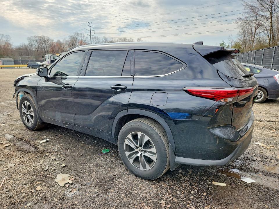2020 Toyota Highlander VIN 5TDGZRBH3LS018750 COPART salvage auction — FRONT END, Md - Cert Of Salvage > 75% Damage, sold $15,100 on 2026-07-10 (photo 2)