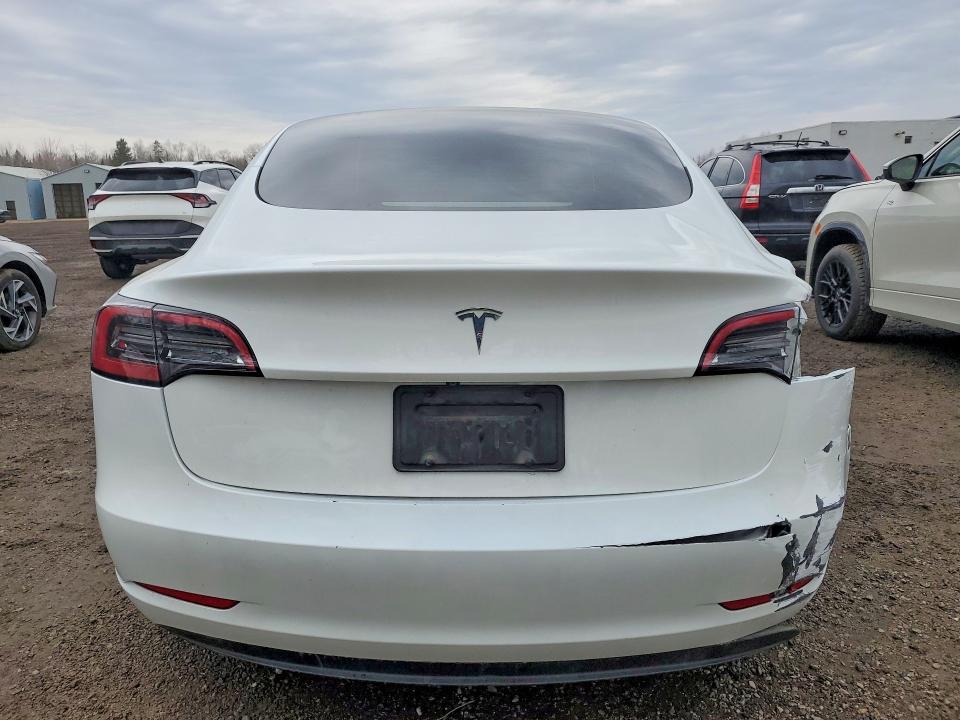 2023 Tesla Model 3 VIN LRW3E1FA0PC845232 COPART salvage auction — REAR END, Salvage Title, sold $8,300 on 2026-07-14 (photo 6)