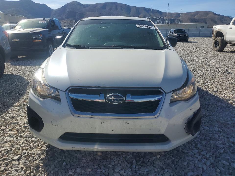 2013 Subaru Impreza VIN JF1GPAA67D2834768 COPART salvage auction — FRONT END, Nv - Salvage Title, sold $2,000 on 2026-07-20 (photo 5)