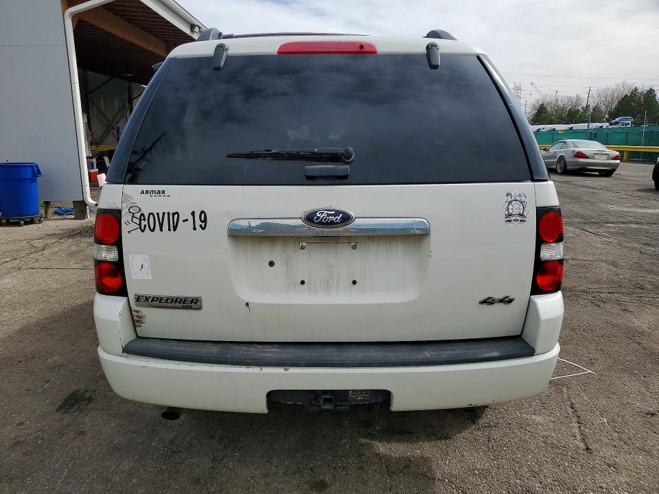 2010 Ford Explorer VIN 1FMEU7DE8AUB03553 COPART salvage auction — ROLLOVER, Co - Bill Of Sale-Parts Only, sold $400 on 2026-07-02 (photo 6)