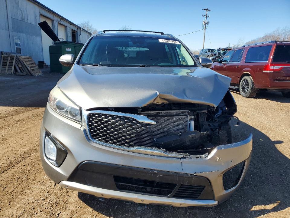 2017 Kia Sorento VIN 5XYPK4A53HG317531 COPART salvage auction — FRONT END, Mi - Certificate Of Title, sold $1,950 on 2026-07-22 (photo 5)