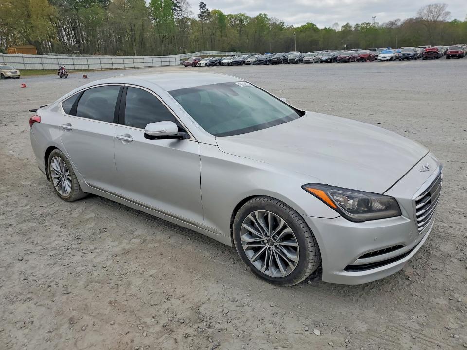 2017 Genesis G80 VIN KMHGN4JE8HU172097 COPART salvage auction — REAR END, Nc - Salvage Certificate Of Title, sold $2,600 on 2026-07-29 (photo 4)