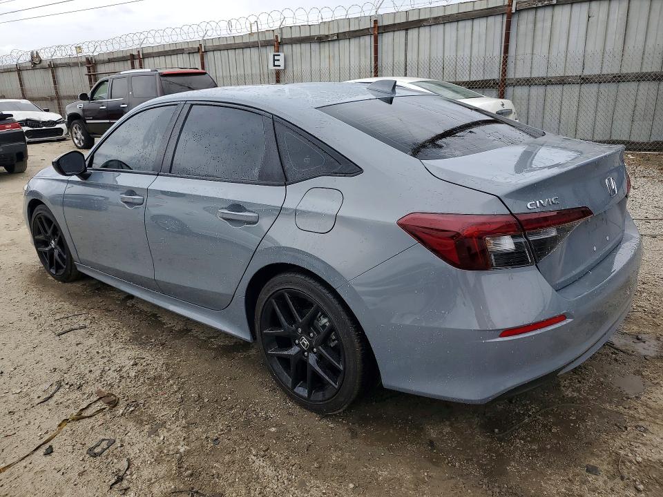 2025 Honda Civic VIN 2HGFE2F56SH583667 COPART salvage auction — REAR END, Ca - Salvage Certificate, sold $9,500 on 2026-07-02 (photo 2)