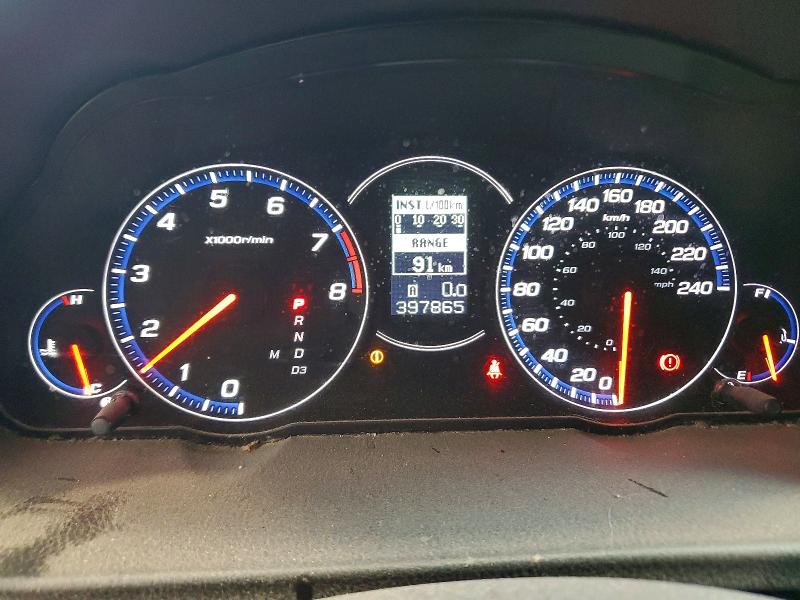 2007 Acura Tsx VIN JH4CL96807C801010 COPART salvage auction — FRONT END, Ab - Bos - Salvage, sold $400 on 2026-07-09 (photo 9)