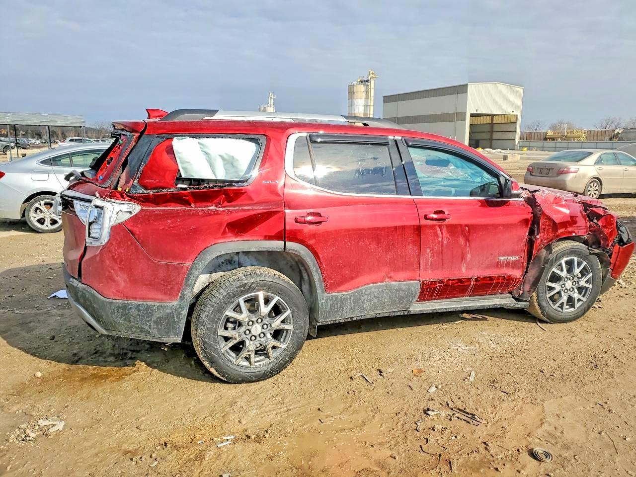 2023 GMC Acadia VIN 1GKKNULS2PZ237548 COPART salvage auction — Side, TX - DIS/DLR/EXP ONLY SALVAGE TITLE, sold $1,050 on 2026-07-09 (photo 3)