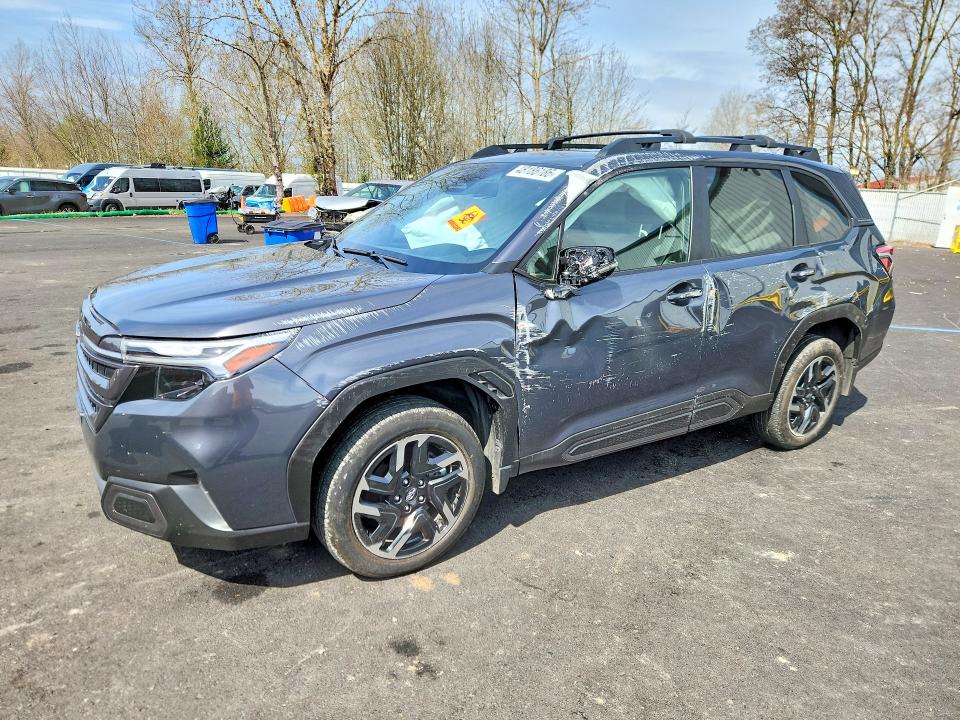 2025 Subaru Forester VIN JF2SLDRC4SH494597 COPART salvage auction — ROLLOVER, Or - Salvage Title Certificate, sold $5,100 on 2026-07-06 (photo 1)