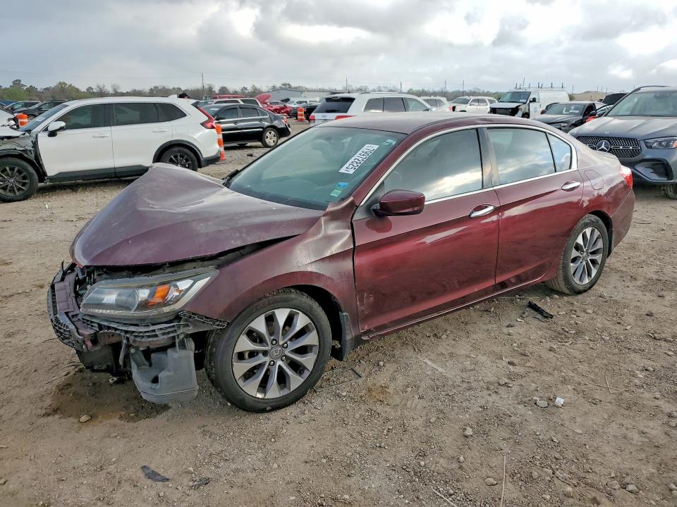 2015 Honda Accord VIN 1HGCR2F34FA260793 COPART salvage auction — FRONT END, Tx - Salvage Vehicle Title, sold $1,000 on 2026-07-02 (photo 1)