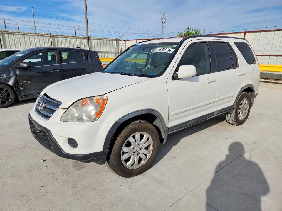 2005 Honda Cr-v VIN JHLRD789X5C059458 COPART salvage auction — FRONT END, TX - SALVAGE VEHICLE TITLE, sold $1,050 on 2026-07-10 (photo 1)