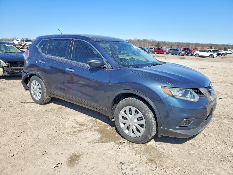 2014 Nissan Rogue VIN 5N1AT2MT2EC837555 COPART salvage auction — REAR END, Id - Salvage Certificate Of Title, sold $1,150 on 2026-07-09 (photo 4)