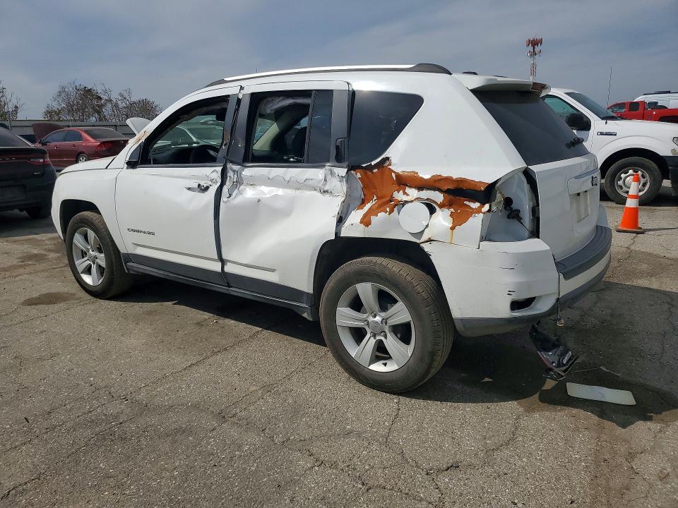 2017 Jeep Compass VIN 1C4NJCBA4HD147260 COPART salvage auction — SIDE, Ca - Salvage Certificate, sold $450 on 2026-07-10 (photo 2)