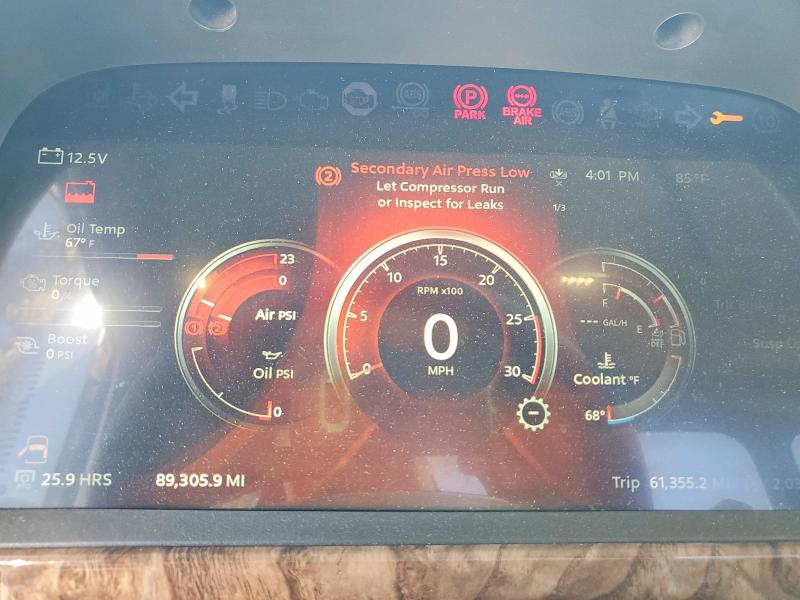 2025 Peterbilt 589 VIN 1XPED49X7SD704806 COPART salvage auction — FRONT END, CA - SALVAGE CERTIFICATE, sold $5,000 on 2026-07-30 (photo 8)