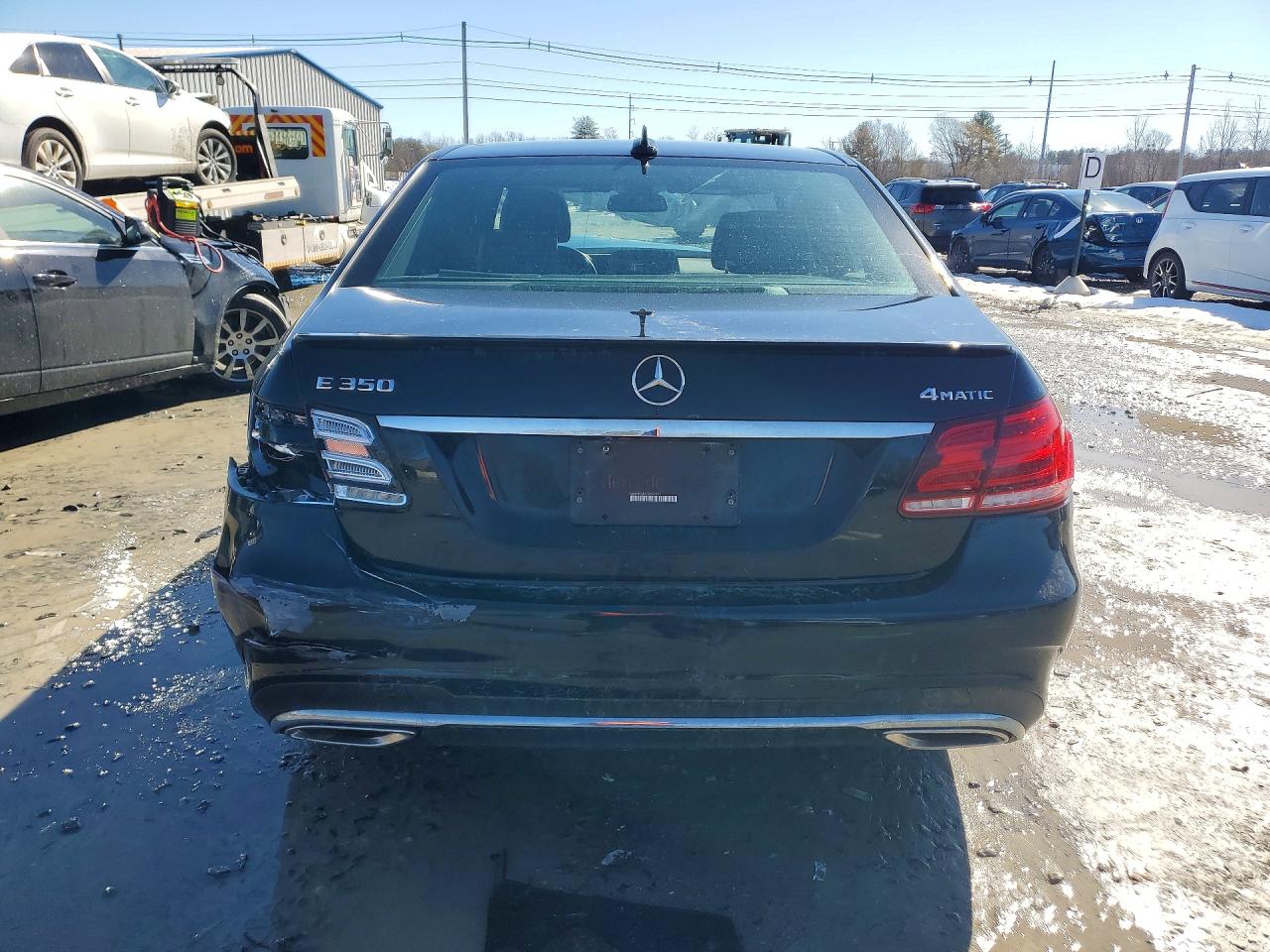 2016 Mercedes Benz E VIN WDDHF8JB3GB280971 COPART salvage auction — Front End, MA - CERT OF TITLE-RECONSTRCTD COLL, sold $1,100 on 2026-07-01 (photo 6)