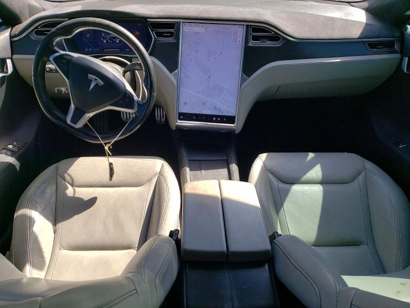 2015 Tesla Model s VIN 5YJSA1H46FF082264 COPART salvage auction — ROLLOVER, Tx - Salvage Vehicle Title, sold $4,050 on 2026-07-31 (photo 8)