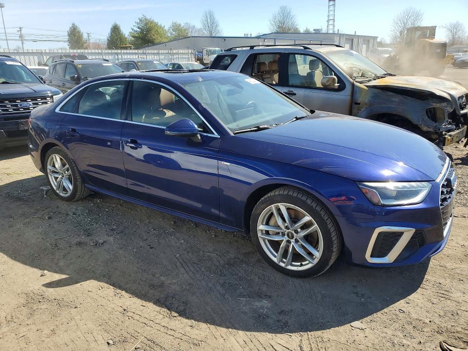2021 Audi A4 VIN WAUEAAF48MN011773 COPART salvage auction — ROOF, Id - Salvage Certificate Of Title, sold $8,300 on 2026-07-27 (photo 4)