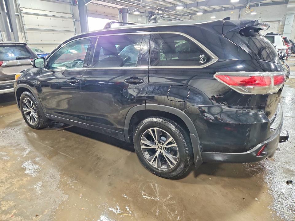 2016 Toyota Highlander VIN 5TDJKRFH1GS266120 COPART salvage auction — FRONT END, Mn - Cert Of Title-Salvage, sold $6,000 on 2026-07-16 (photo 2)