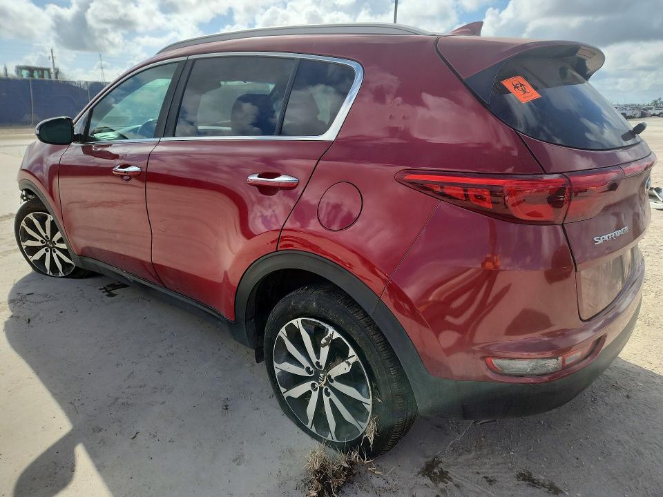 2019 Kia Sportage VIN KNDPN3AC3K7577495 COPART salvage auction — FRONT END, Fl - Certificate Of Destruction, sold $1,900 on 2026-07-06 (photo 2)