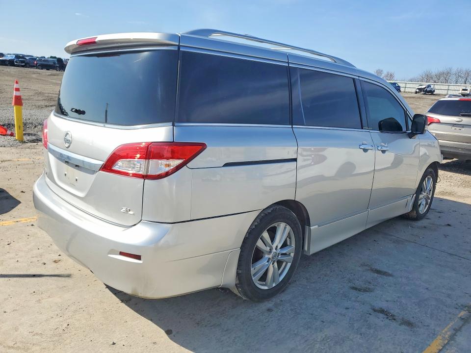 2015 Nissan Quest VIN JN8AE2KP9F9129701 COPART salvage auction — FRONT END, Ky - Cert Of Title-Salvage, sold $650 on 2026-07-30 (photo 3)
