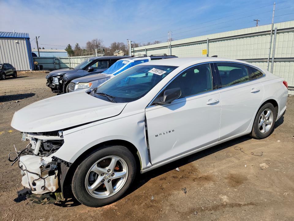 2017 Chevrolet Malibu VIN 1G1ZB5STXHF124297 COPART salvage auction — FRONT END, PA - CERT OF TITLE (P), sold $700 on 2026-07-02 (photo 1)